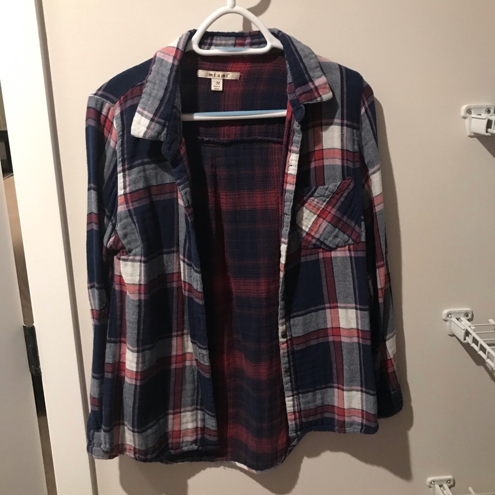 Blue flannel